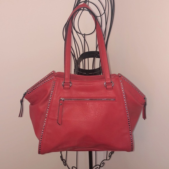 INC International Concepts Handbags - INC Hazel red studded shoulder bag